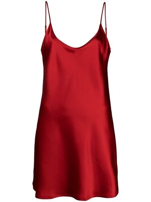 La Perla silk slip dress - Red