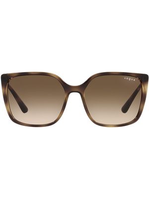Vogue Eyewear cat-eye frame sunglasses - Brown