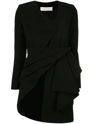 Azzi & Osta draped tuxedo jacket - Black