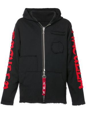 Haculla Shocked 2 Death hoodie - Black