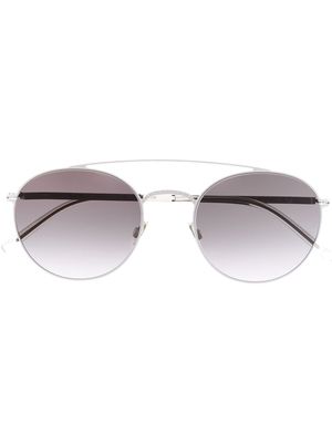 Mykita mirrored round-frame sunglasses - Silver