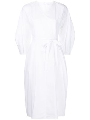 Deveaux belted shift dress - White