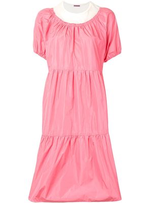 Sueundercover two-tone tiered dress - Pink