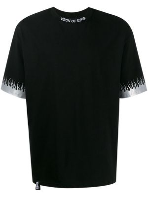 Vision Of Super flaming T-shirt - Black