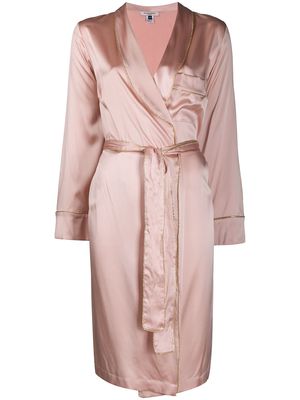 Gilda & Pearl Backstage silk robe - Pink