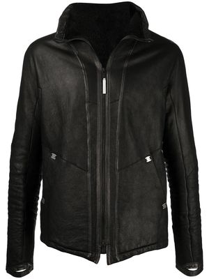 Isaac Sellam Experience zipped leather-look jacket - Black