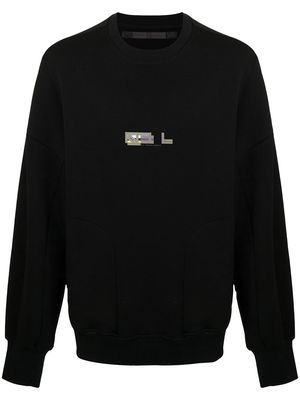 NILøS logo-print sweatshirt - Black