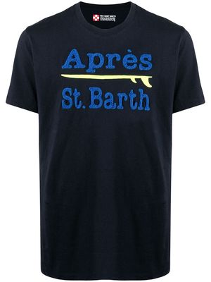 MC2 Saint Barth Après St. Barth-print cotton T-shirt - Blue