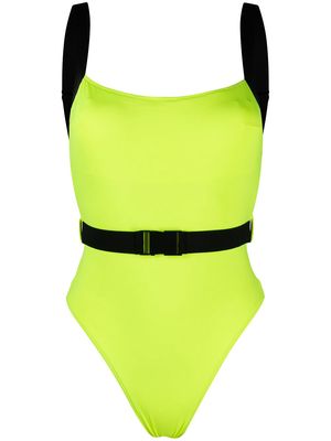 Noire Swimwear Miami two-tone swimsuit - Yellow