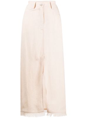 Nanushka decorative pocket maxi skirt - Neutrals