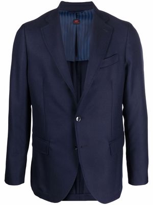 MP Massimo Piombo Andy single-breasted wool blazer - Blue