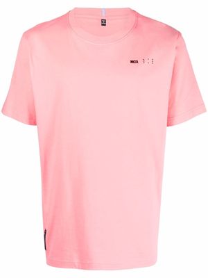 MCQ logo-embroidered cotton T-shirt - Pink