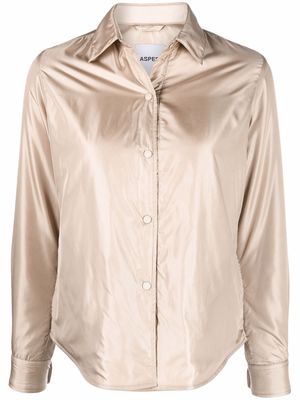 ASPESI padded shirt jacket - Neutrals