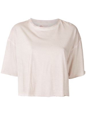 Osklen Old cropped top - Neutrals