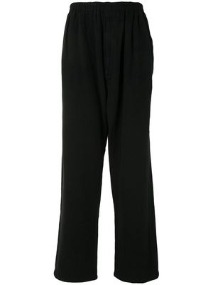 UNDERCOVER wide-leg wool trousers - Black