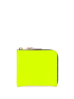 Comme Des Garçons Wallet Super Fluo zip-around wallet - Yellow