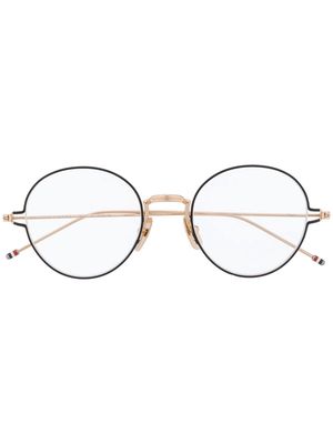 Thom Browne Eyewear round-frame eye glasses - Black