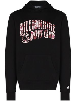 Billionaire Boys Club camouflage arch logo hooded sweatshirt - Black