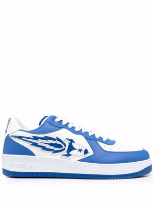 Enterprise Japan side-logo colour block sneakers - Blue