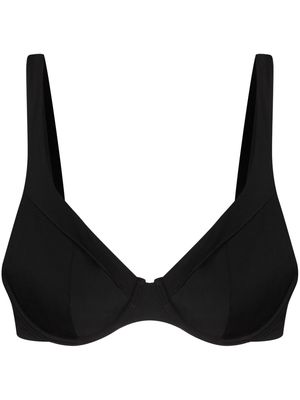 Form and Fold The Line underwire bikini top - Black