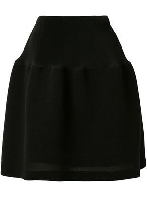 Goen.J A-line mini skirt - Black