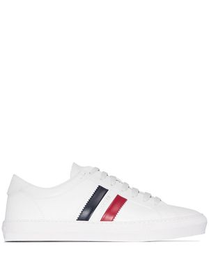 Moncler Monaco stripe sneakers - White