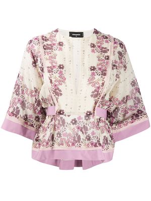 Dsquared2 floral print blouse - Pink