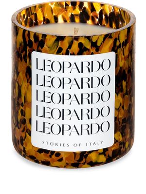 Stories of Italy Macchia Leopardo scented candle - Black