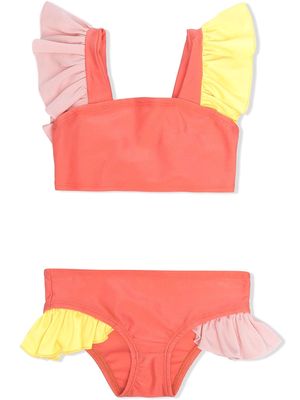 WAUW CAPOW by BANGBANG Loretta ruffled bikini set - Orange