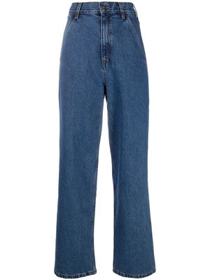 12 STOREEZ high-waisted wide-leg jeans - Blue