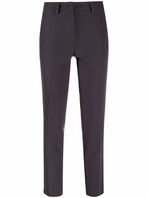Blanca Vita slim-cut straight-leg trousers - Grey