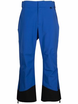 Moncler three-layer colour-block ski trousers - Blue