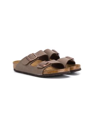 Birkenstock Kids cork sandals - Brown