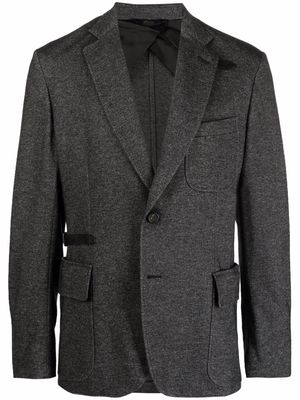 Brioni single-breasted tailored blazer - Grey