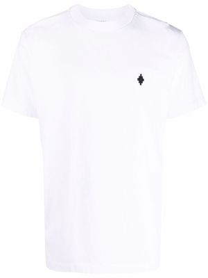 Marcelo Burlon County of Milan Cross-logo embroidered cotton T-shirt - White