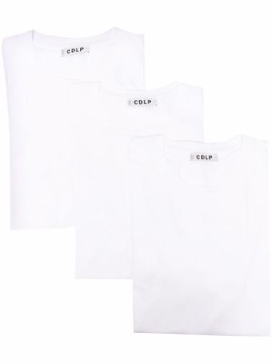 CDLP three-pack crew-neck T-shirts - White