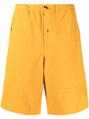 Y-3 drawstring track shorts - Yellow