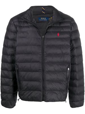 Polo Ralph Lauren logo-embroidered padded jacket - Black
