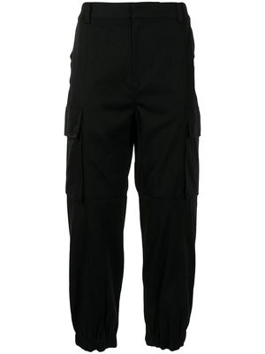 Juun.J slim-cut cargo trousers - Black