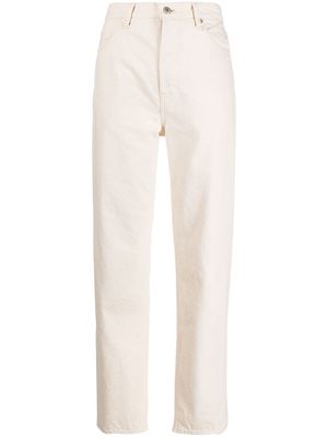 Jil Sander high-rise straight-leg jeans - Neutrals