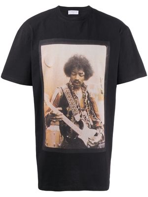 Ih Nom Uh Nit Jimi Hendrix printed T-shirt - Black