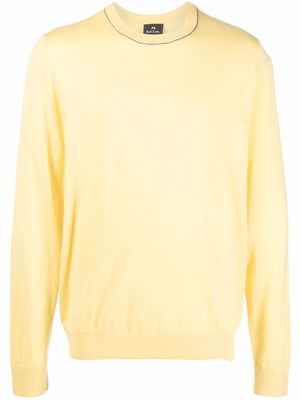 PS Paul Smith round neck knitted jumper - Yellow