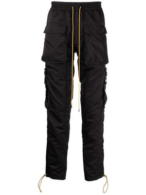 Rhude cargo-pocket slim trousers - Black