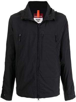 Parajumpers short concealable-hood jacket - Black