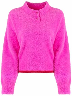 Jacquemus Neve polo jumper - Pink
