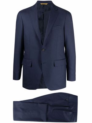 Canali two-piece single-breasted suit - Blue