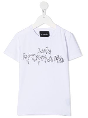 John Richmond Junior white logo t-shirt