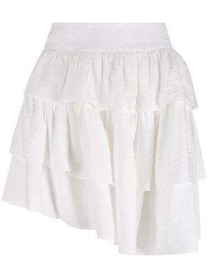 Olympiah Cape ruffled skirt - Neutrals