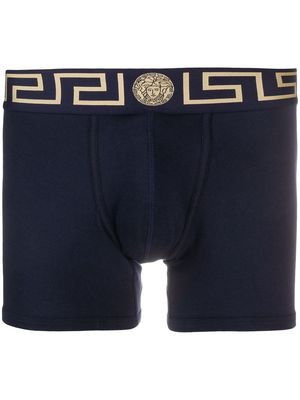 Versace Greca Border boxer shorts - Blue