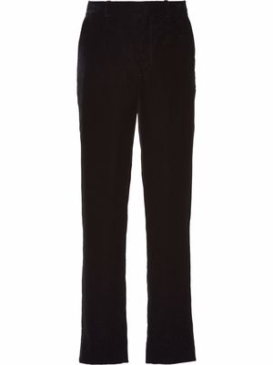 Prada cropped velvet trousers - Black